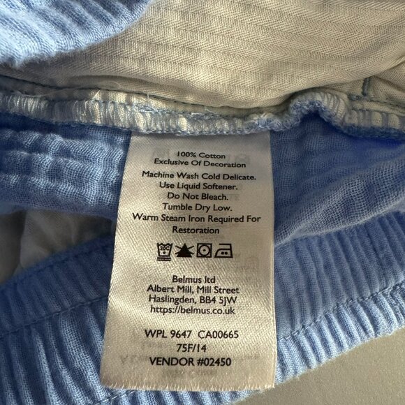 Eddie Bauer Carry On‎ Shorts Womens 2XL Blue Gauze Cotton NWT SS-2014 - Picture 11 of 12